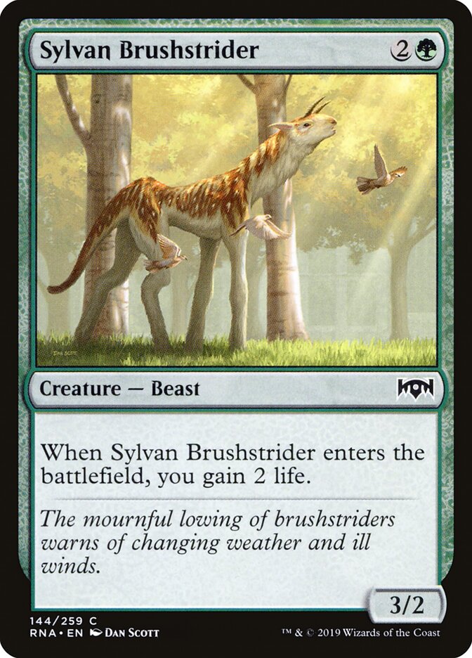 Sylvan Brushstrider - Ravnica Allegiance (Common) [RNA-144] Hauptbild