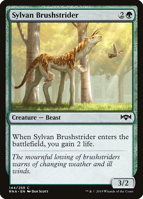 Sylvan Brushstrider – Ravnica Allegiance (RNA-144) Magic: The Gathering card