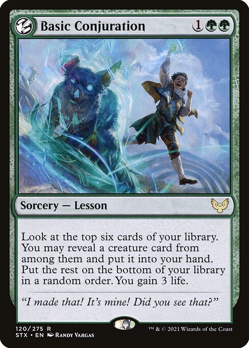Basic Conjuration – Strixhaven: School of Mages (STX-120) Magic: The Gathering card | LC-REM-20260804-15150845002060-8be52d88-f430-4437-a0d3-590c2947c838