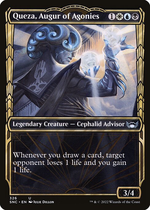 Queza, Augur of Agonies – Streets of New Capenna (SNC-326) Magic: The Gathering card | LC-REM-20260804-15339632755020-8be62891-93fa-4642-ad44-8c8695a9c960