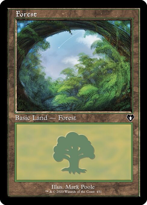 Forest – Commander Masters (CMM-451) Magic: The Gathering card | LC-REM-20260804-15151357526348-8be6c40e-5669-417e-a655-b32b5f2bfd11 Main image