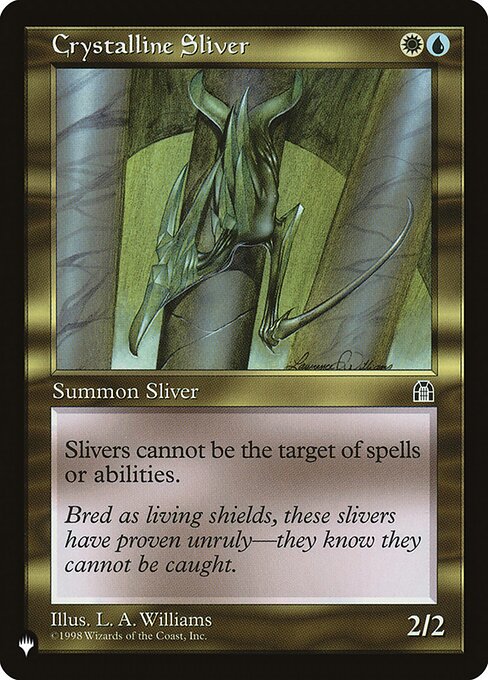Crystalline Sliver – The List (PLST-STH-127) Magic: The Gathering card | LC-REM-20260804-15151750250828-8c10b48a-f21c-4f4a-84d1-2beedef05270