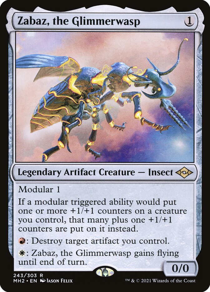 Zabaz, the Glimmerwasp - Modern Horizons 2 (Rare) [MH2-243] Imagen principal del producto