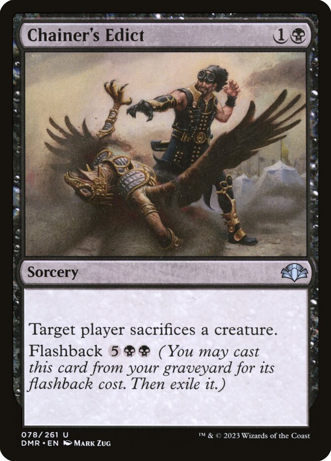 Chainer's Edict - Dominaria Remastered (Uncommon) [DMR-78] Main image