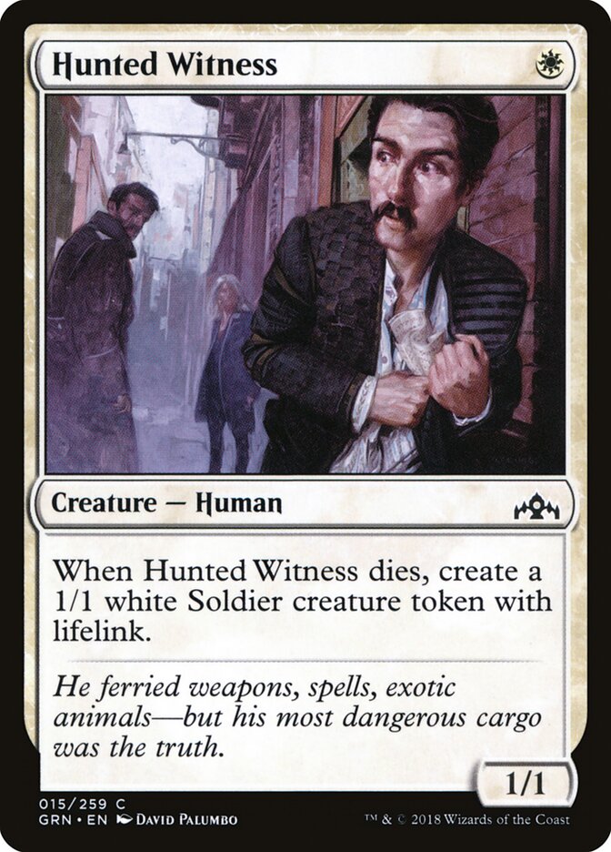 Hunted Witness - Guilds of Ravnica (Common) [GRN-15]
