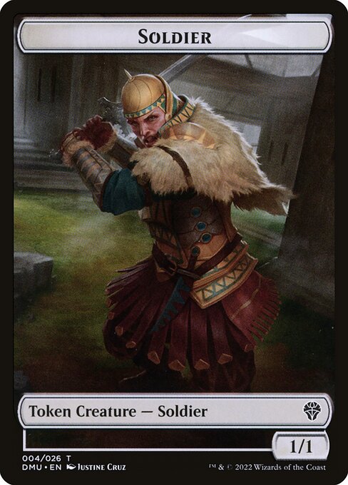 Soldier – Dominaria United Tokens (TDMU-4) Magic: The Gathering card | LC-REM-20260804-15150933868876-8c4b0257-2ca5-4015-9d63-d7cf6e87ab9d