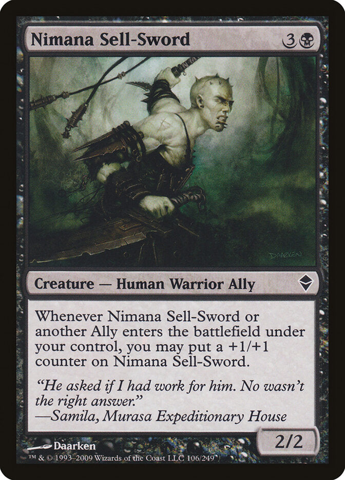 Nimana Sell-Sword - Zendikar (Common) [ZEN-106]