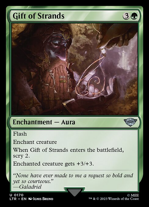 Gift of Strands – The Lord of the Rings: Tales of Middle-earth (LTR-170) Magic: The Gathering card | LC-REM-20260804-15150805713228-8c54ee0c-1432-4f20-9a92-2cdfcbab30ac