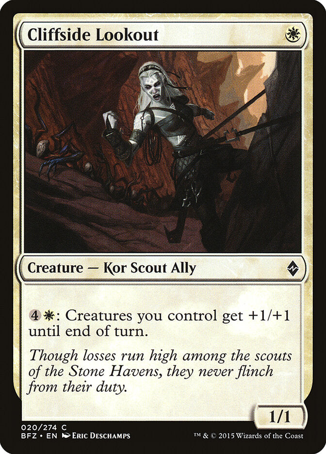 Cliffside Lookout - Battle for Zendikar (Common) [BFZ-20] Image principale du produit