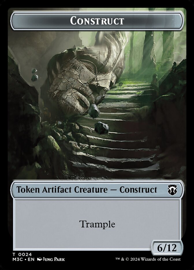Magic-kaart Construct Token // Myr Token M3C-T0024 uit Modern Horizons 3 Commander Tokens (Token) Image principale du produit