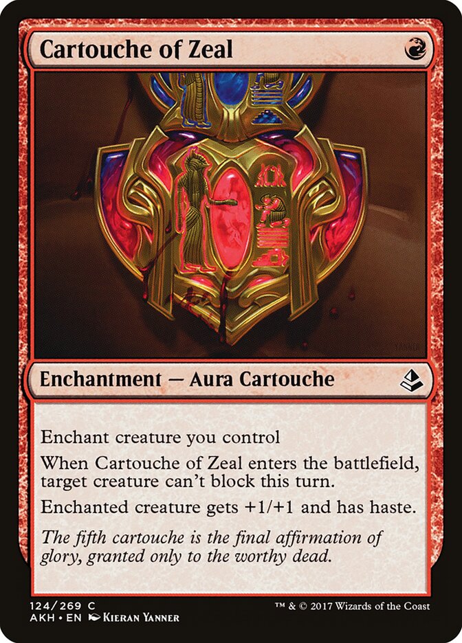 Cartouche of Zeal - Amonkhet (Common) [AKH-124]