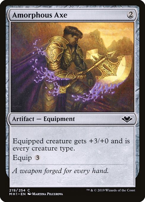 Amorphous Axe – Modern Horizons (MH1-219) Magic: The Gathering card Hauptbild