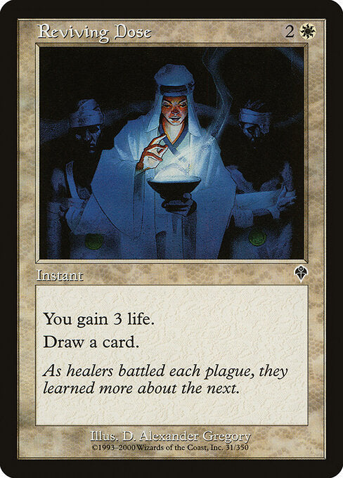 Reviving Dose – Invasion (INV-31) Magic: The Gathering card Main image