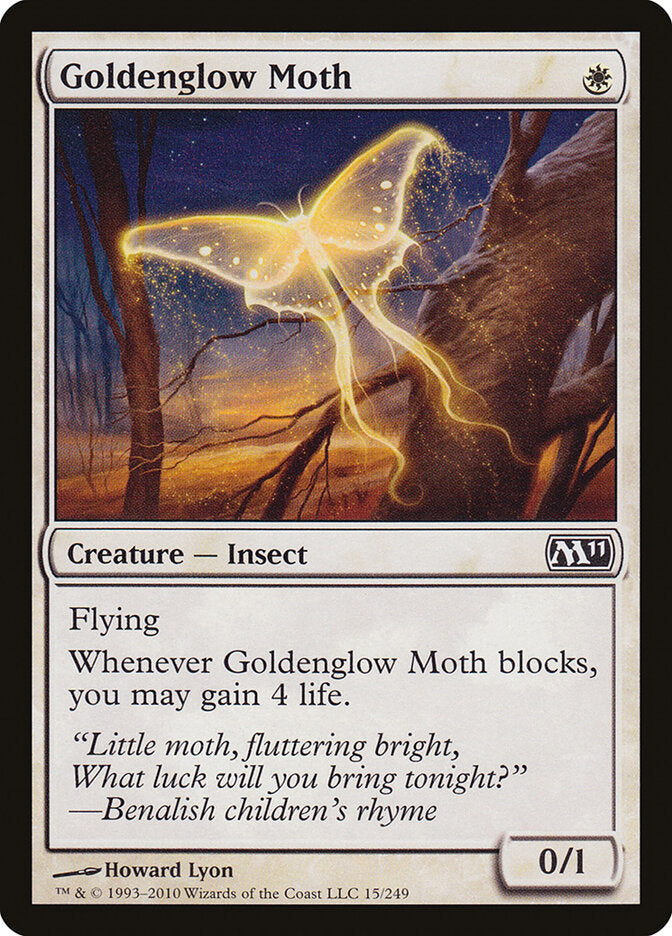 Goldenglow Moth - Magic 2011 (Common) [M11-15]