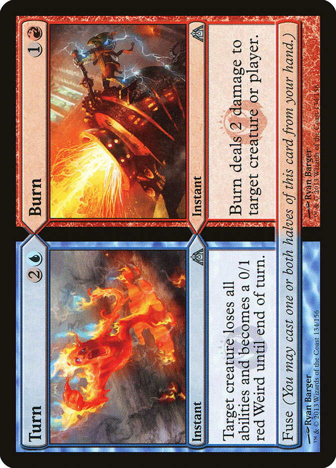 Turn // Burn - Dragon's Maze (Uncommon) [DGM-134]