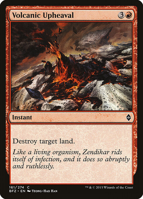 Volcanic Upheaval – Battle for Zendikar (BFZ-161) Magic: The Gathering card | LC-REM-20260804-15150762852684-8d90bd68-0521-4db3-b590-a4e007da9f2e