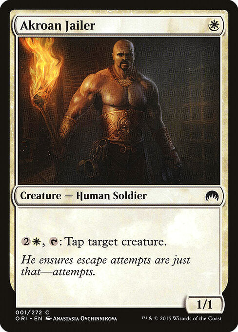Akroan Jailer – Magic Origins (ORI-1) Magic: The Gathering card Immagine principale del prodotto