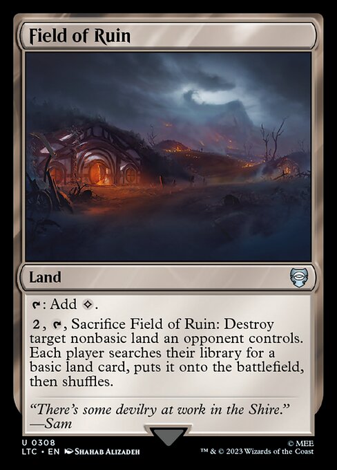 Field of Ruin – Tales of Middle-earth Commander (LTC-308) Magic: The Gathering card | LC-REM-20260804-15151573795148-8d9d6a9d-18a3-4cc8-8276-29fb826ed1fa