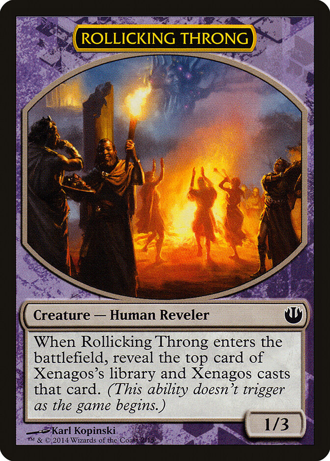 Magic-kaart Rollicking Throng TDAG-2 uit Defeat a God (Special) Imagen principal del producto