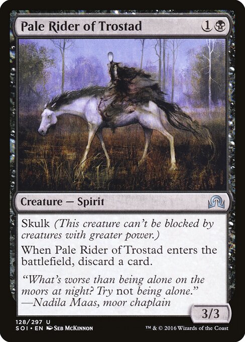 Pale Rider of Trostad – Shadows over Innistrad (SOI-128) Magic: The Gathering card