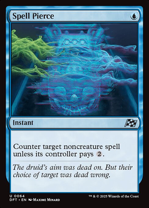 Spell Pierce – Aetherdrift (DFT-64) Magic: The Gathering card Imagen principal del producto