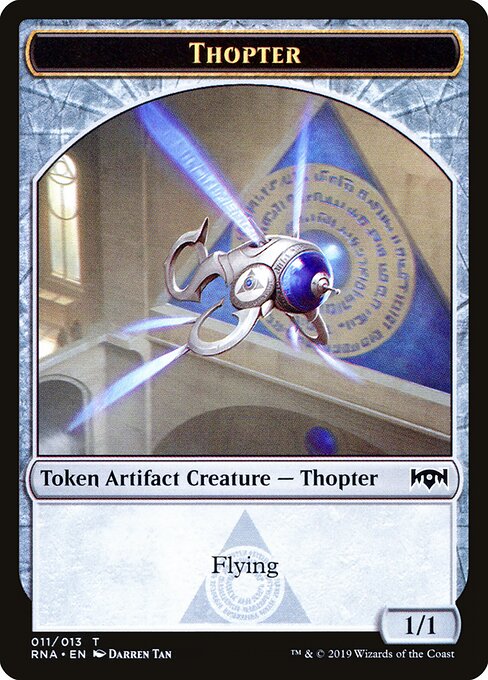 Thopter – Ravnica Allegiance Tokens (TRNA-11) Magic: The Gathering card | LC-REM-20260804-15151329640780-8dd768c3-f278-41f8-b329-8403391d6326 Main image