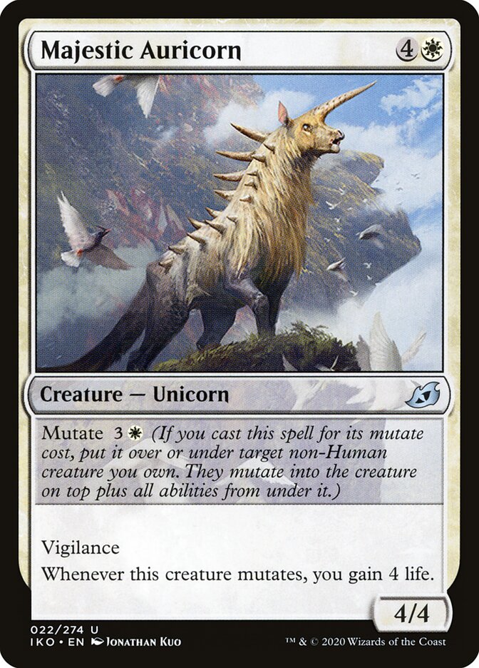 Majestic Auricorn - Ikoria: Lair of Behemoths (Uncommon) [IKO-22]