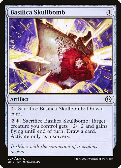 Basilica Skullbomb – Phyrexia: All Will Be One (ONE-224) Magic: The Gathering card | LC-REM-20260804-15711438307660-8e2f0ae2-db68-4338-93f9-9d9268cec41e Hauptbild
