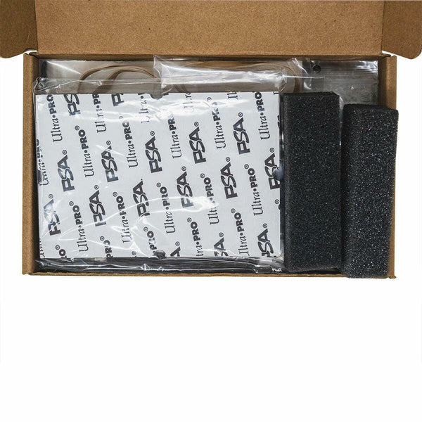 Ultra PRO Official PSA Card Grading Submission Kit – open shipping box with contents
