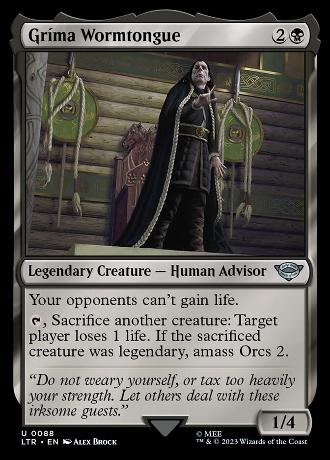 Gríma Wormtongue - The Lord of the Rings: Tales of Middle-earth (Uncommon) [LTR-88]