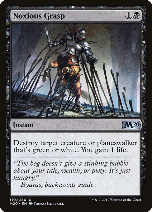 Noxious Grasp – Core Set 2020 (M20-110) Magic: The Gathering card | LC-REM-20260804-15361526104396-8e5758cc-1f84-455d-a983-8ec471727eaf Image principale du produit