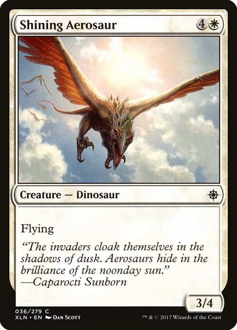 Shining Aerosaur – Ixalan (XLN-36) Magic: The Gathering card