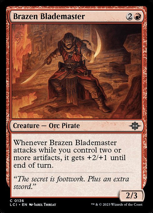 Brazen Blademaster – The Lost Caverns of Ixalan (LCI-136) Magic: The Gathering card