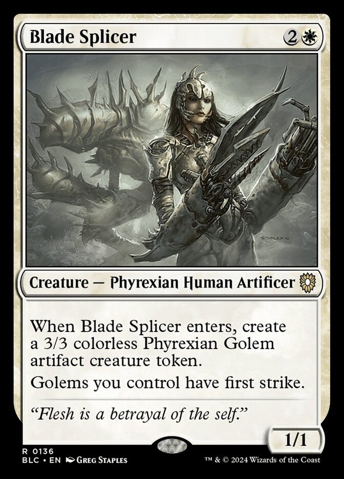 Blade Splicer - Commander: Bloomburrow (Rare) [BLC-136]