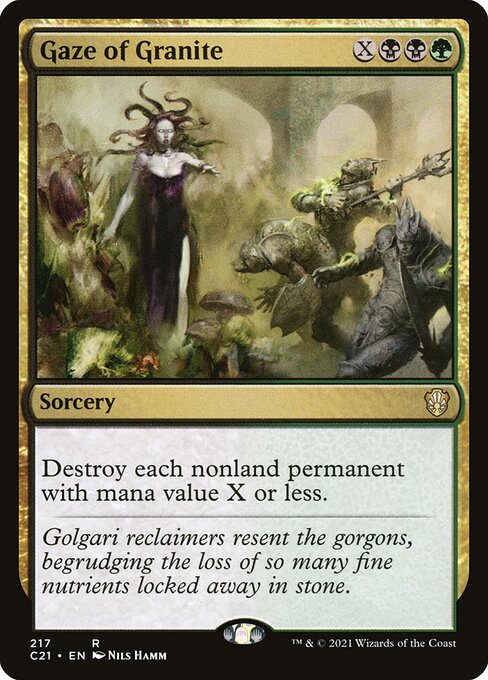 Gaze of Granite – Commander 2021 (C21-217) Magic: The Gathering card | LC-REM-20260804-15339566367052-8eaa45a5-7652-4e99-a756-509e458a801a