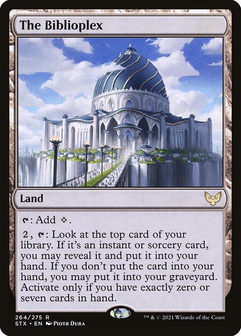 The Biblioplex – Strixhaven: School of Mages (STX-264) Magic: The Gathering card | LC-REM-20260804-15150845559116-8eae4481-977f-4bb7-bb1a-ab7100e6ba47