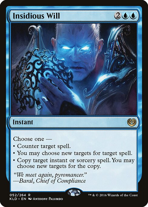 Insidious Will – Kaladesh (KLD-52) Magic: The Gathering card