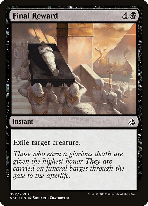 Final Reward – Amonkhet (AKH-92) Magic: The Gathering card | LC-REM-20260804-15150796767564-8f202f6b-710f-4376-a49c-e5f135b26eaf