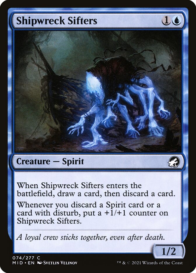 Shipwreck Sifters - Innistrad: Midnight Hunt (Common) [MID-74] Imagen principal del producto