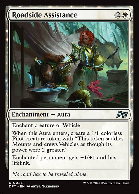 Roadside Assistance – Aetherdrift (DFT-26) Magic: The Gathering card
