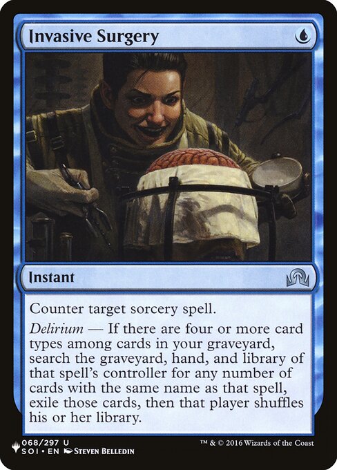 Invasive Surgery – The List (PLST-SOI-68) Magic: The Gathering card | LC-REM-20260804-15531208114508-8f32a5ea-efbb-4e11-9abf-014b18a0d009