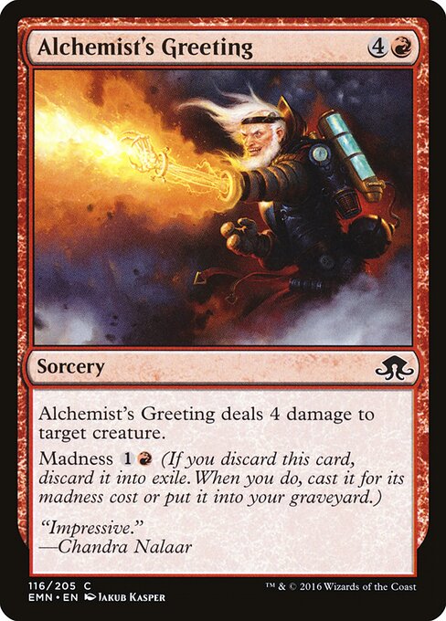 Alchemist's Greeting – Eldritch Moon (EMN-116) Magic: The Gathering card Immagine principale del prodotto