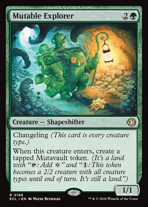 Mutable Explorer – Lorwyn Eclipsed (ECL-186) Magic: The Gathering card