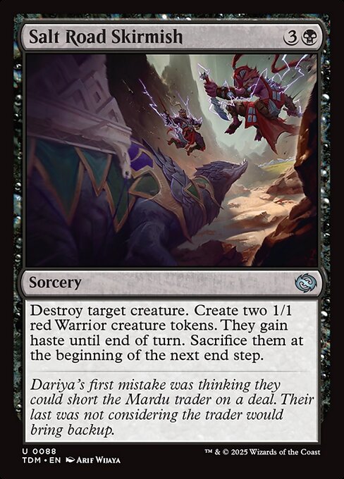 Salt Road Skirmish – Tarkir: Dragonstorm (TDM-88) Magic: The Gathering card Hauptbild