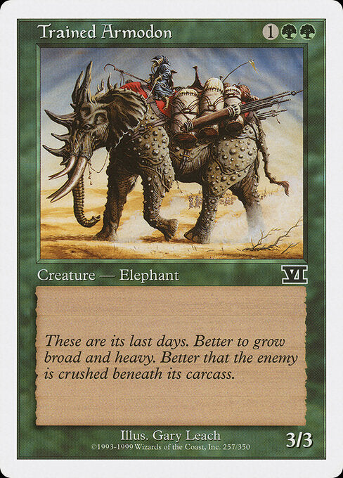 Trained Armodon – Classic Sixth Edition (6ED-257) Magic: The Gathering card | LC-REM-20260804-15340137677132-8f6956b1-148e-47cc-8f5b-ec31e5e8c030