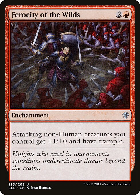 Ferocity of the Wilds – Throne of Eldraine (ELD-123) Magic: The Gathering card