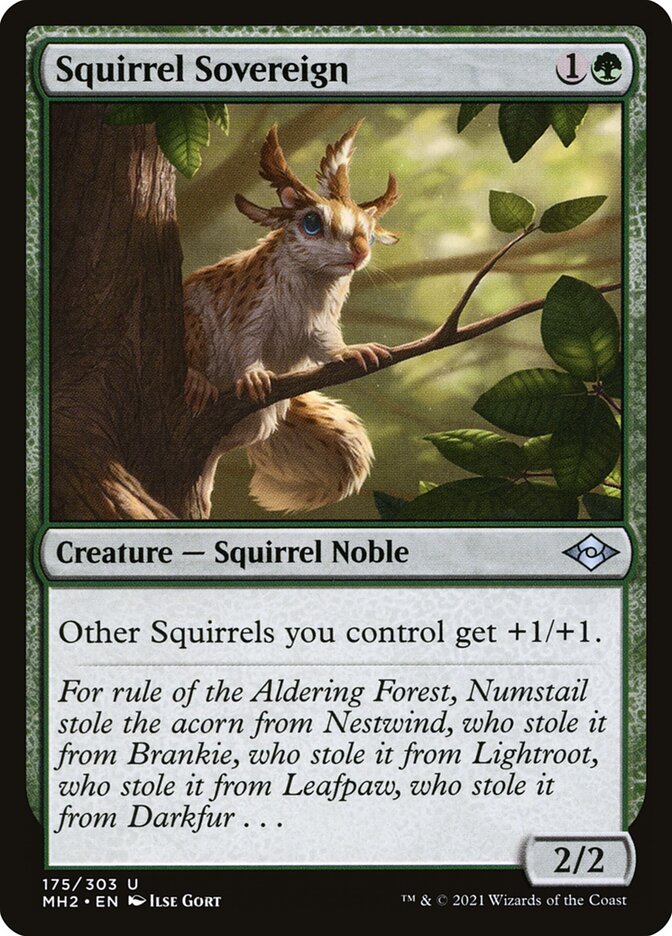Squirrel Sovereign - Modern Horizons 2 (Uncommon) [MH2-175]