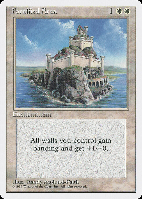 Fortified Area – Fourth Edition (4ED-26) Magic: The Gathering card | LC-REM-20260804-15150870036812-8f89968f-0182-4639-96fd-0dc94b6ad926