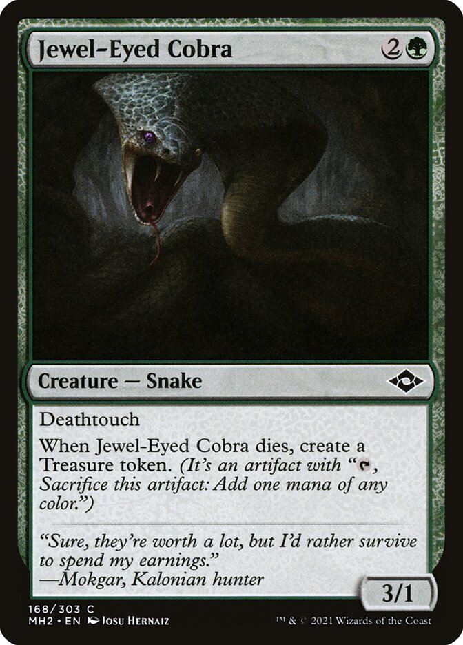 Jewel-Eyed Cobra - Modern Horizons 2 (Common) [MH2-168]