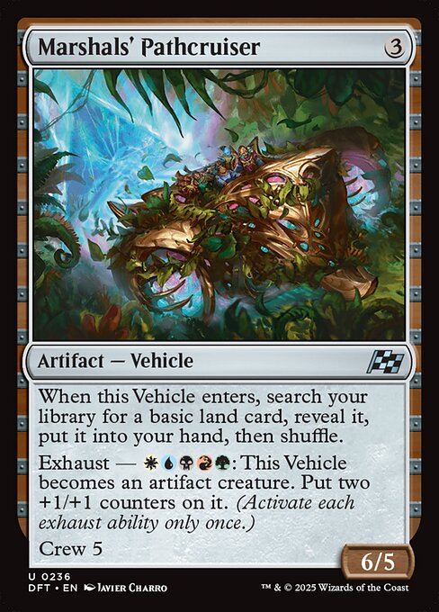 Marshals' Pathcruiser – Aetherdrift (DFT-236) Magic: The Gathering card